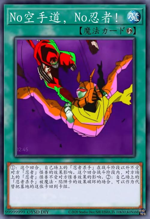 No空手道，No忍者！