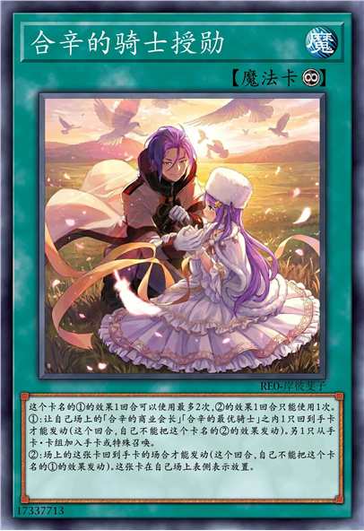 合辛的骑士授勋