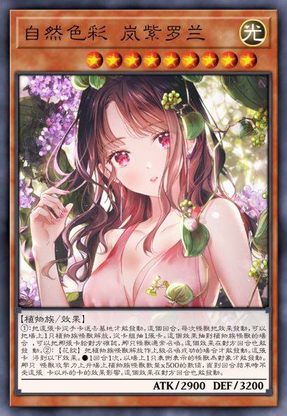 自然色彩 岚紫罗兰