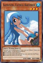 努力吧台服务员 乌贼娘