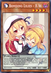 【月】交织的百合 黑与白