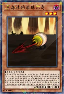 黑森林的眼珠儿鸟