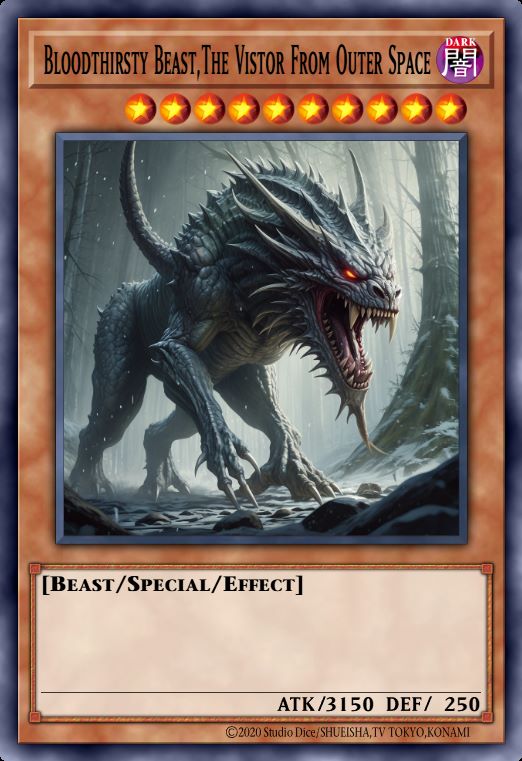 天外来客 嗜血异兽